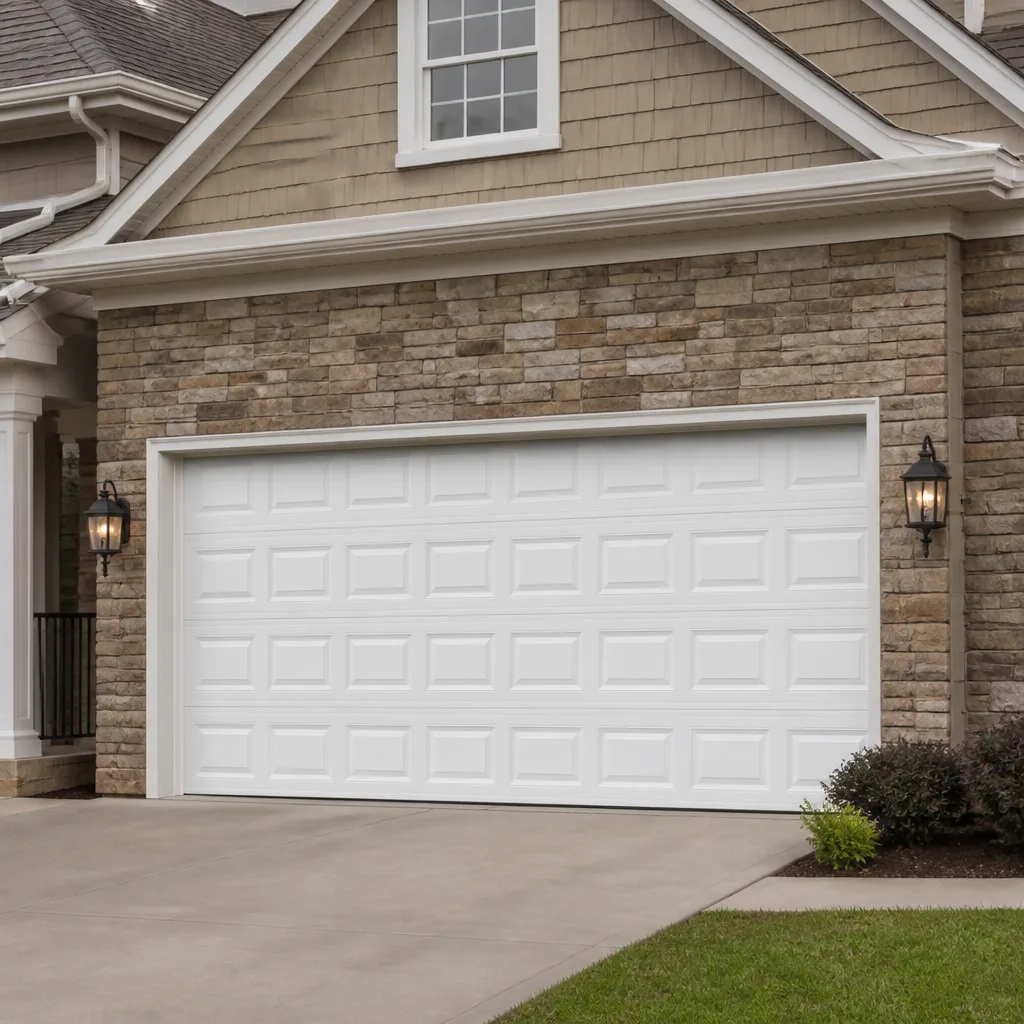 Raised-panel steel